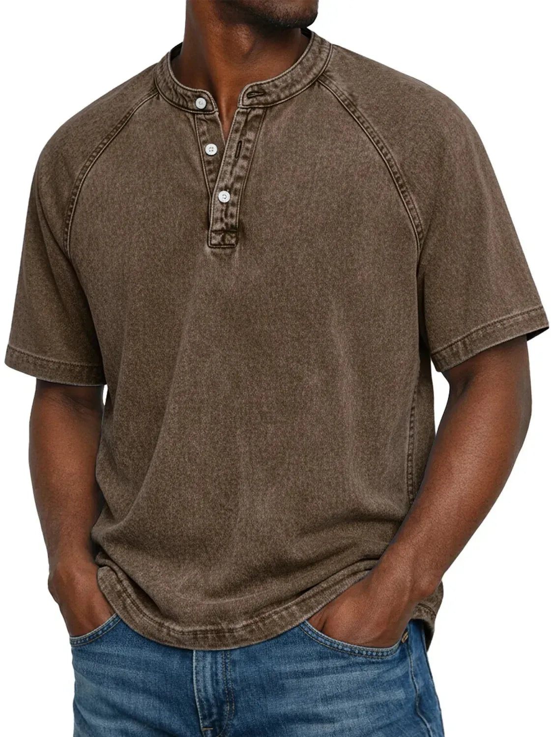 Víctor | Camisa vintage de hombre con botones