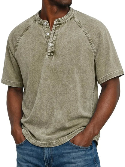 Víctor | Camisa vintage de hombre con botones